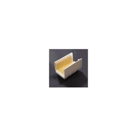 Fci Board Connector, 77 Contact(S), 7 Row(S), Male, Straight, 0.079 Inch Pitch, Press Fit Terminal HM2P09PD5111N9LF